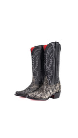 Little Bianca Tall Red Bottom Cowhide Snip Cowgirl Boot Size 10 Box ZB4