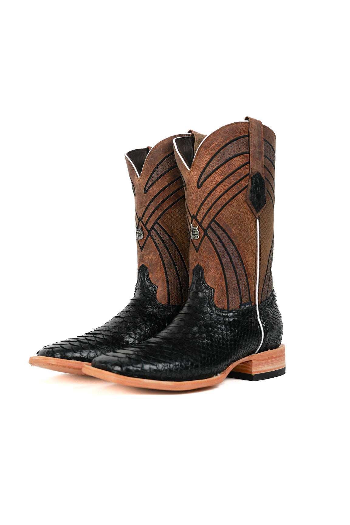 Monroe Python Exotic Square Toe Cowboy Boot