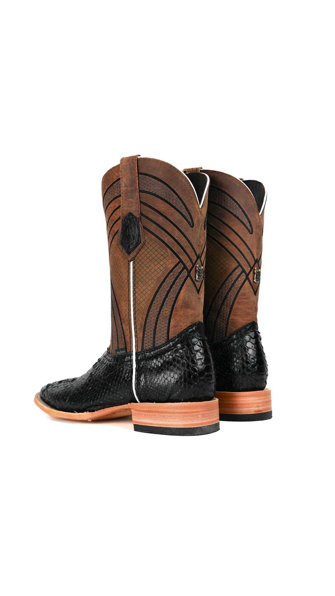 Monroe Python Exotic Square Toe Cowboy Boot