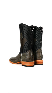 Monroe Caiman Tail Square Toe Cowboy Boot
