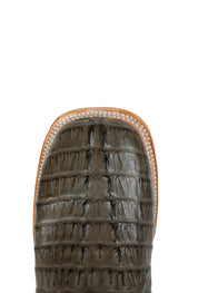 Monroe Caiman Tail Square Toe Cowboy Boot