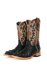 Michael Giant Alligator Exotic Square Toe Cowboy Boot