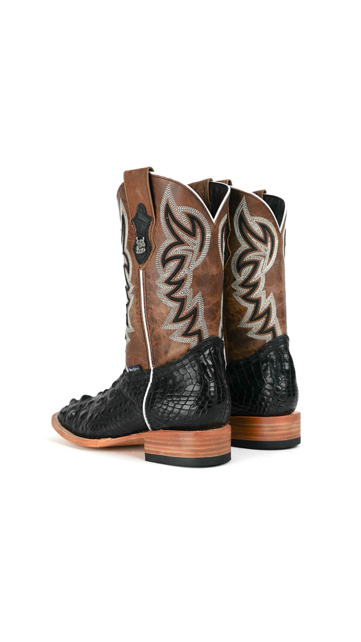 Michael Giant Alligator Exotic Square Toe Cowboy Boot