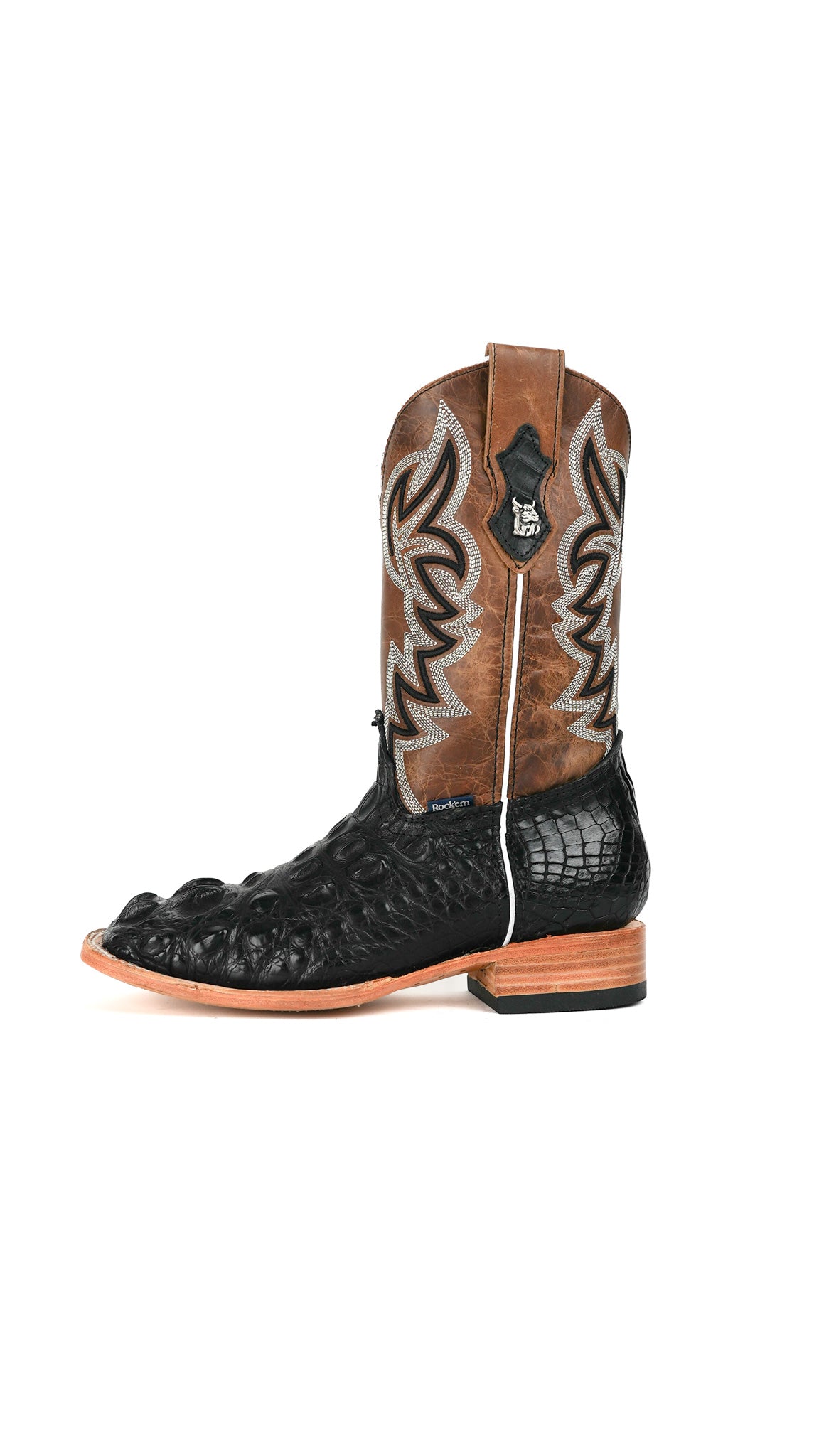 Michael Giant Alligator Exotic Square Toe Cowboy Boot