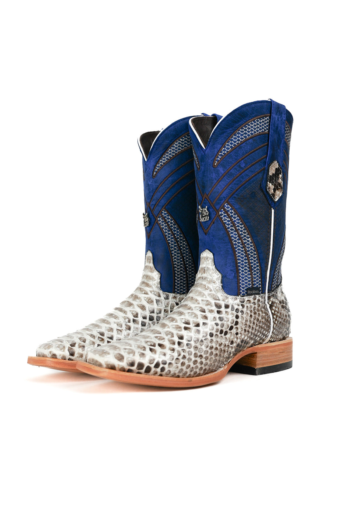 Monroe Python Exotic Square Toe Cowboy Boot