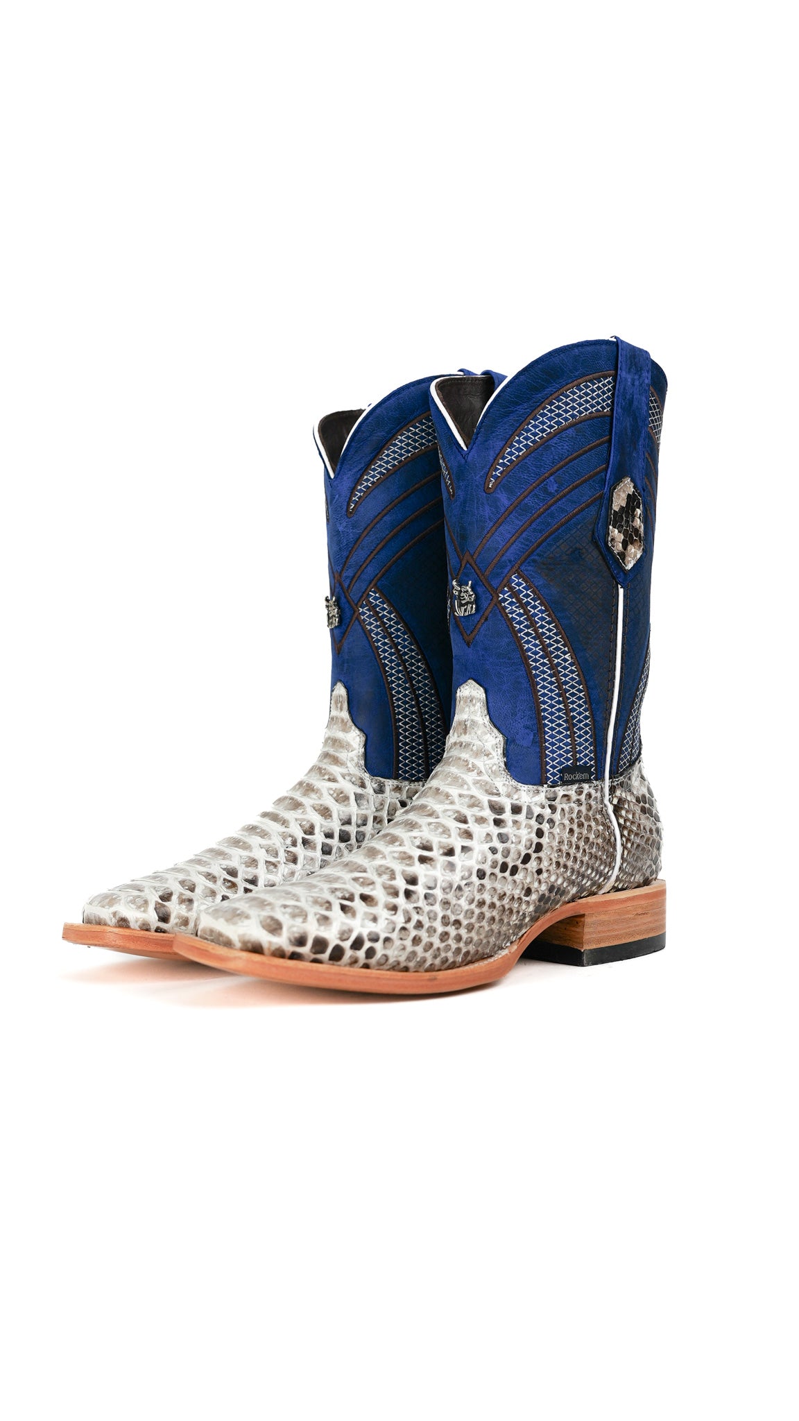 Monroe Python Exotic Square Toe Cowboy Boot