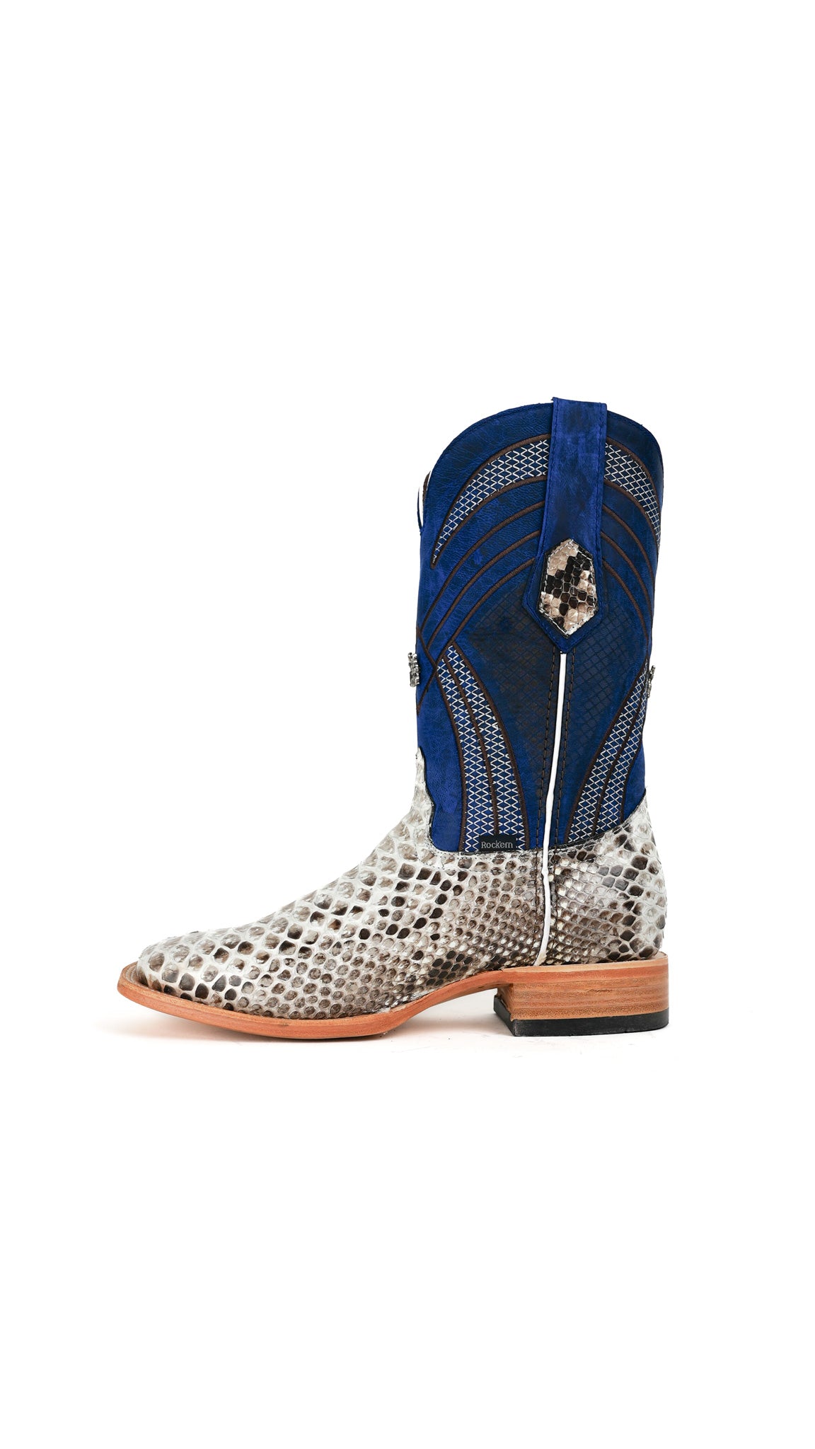 Monroe Python Exotic Square Toe Cowboy Boot
