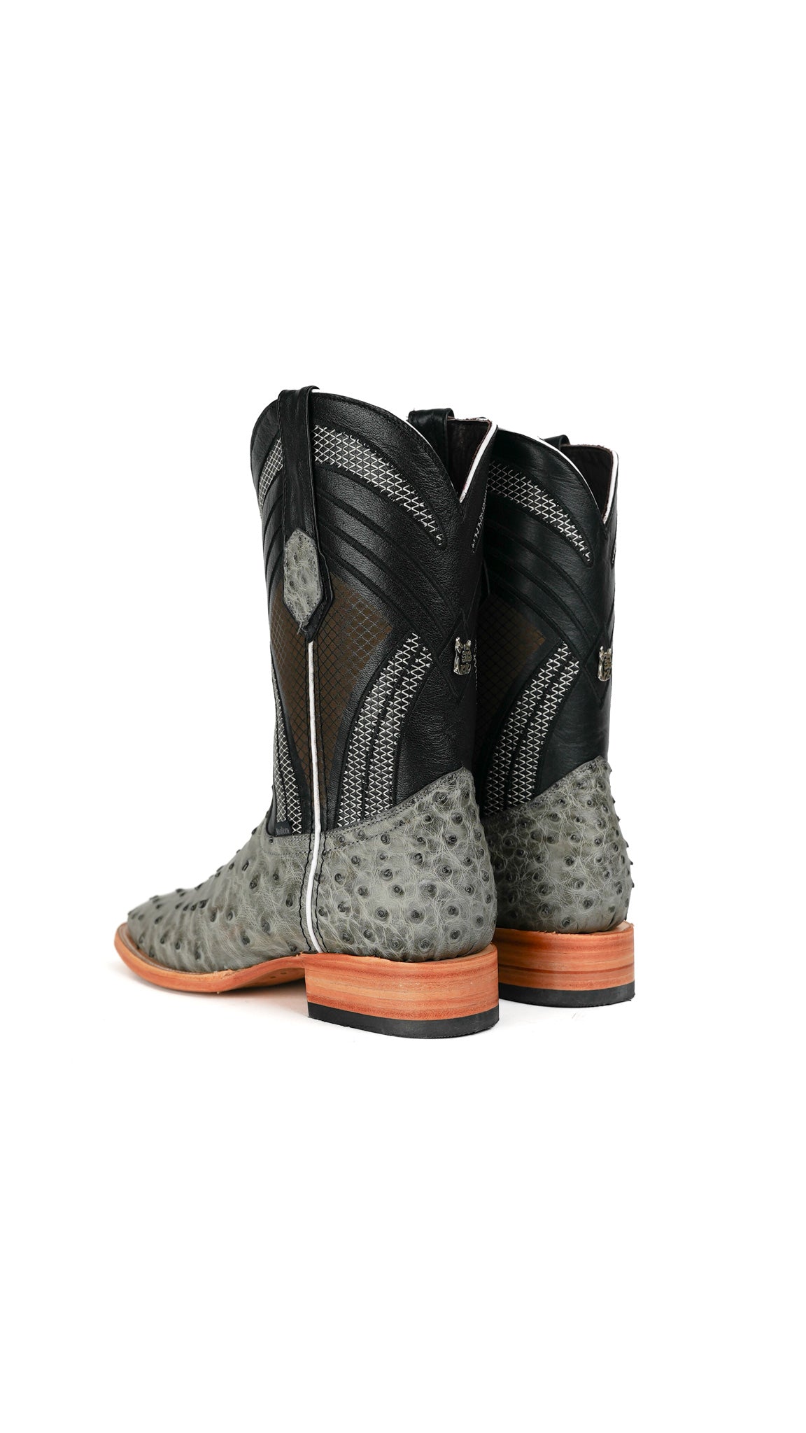 Monroe Ostrich Square Toe Cowboy Boot
