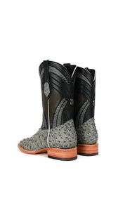 Monroe Ostrich Square Toe Cowboy Boot