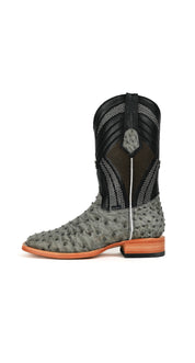 Monroe Ostrich Square Toe Cowboy Boot