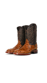 Little Bruce Ostrich Cowboy Boot