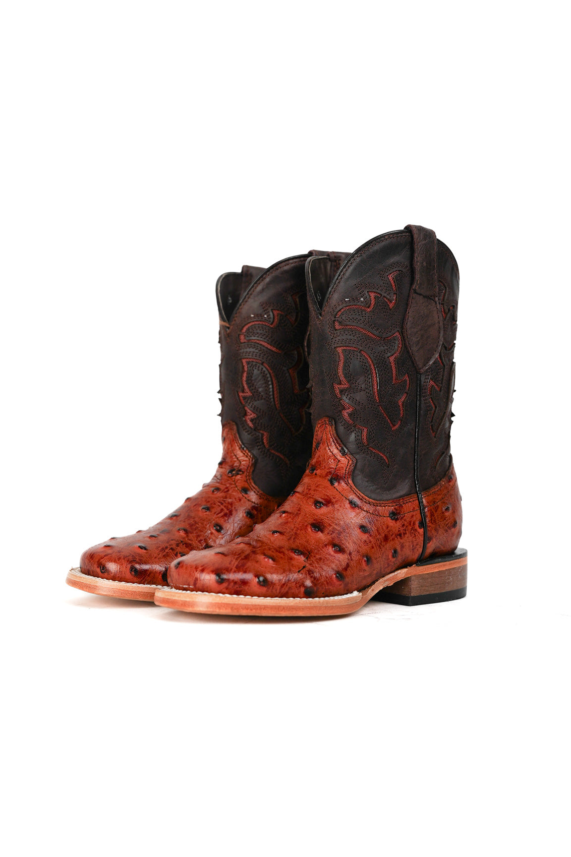Little Bruce Ostrich Cowboy Boot
