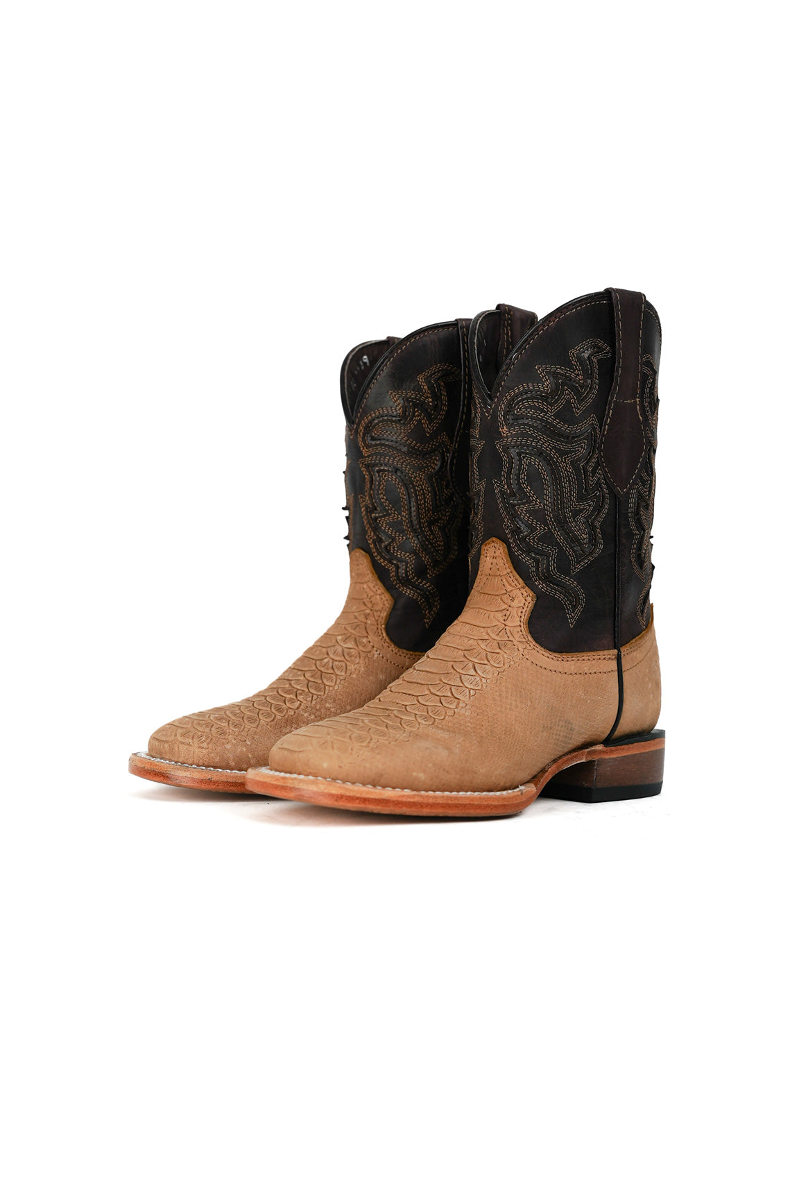 Little Kids Bruce Python Cowboy Boot
