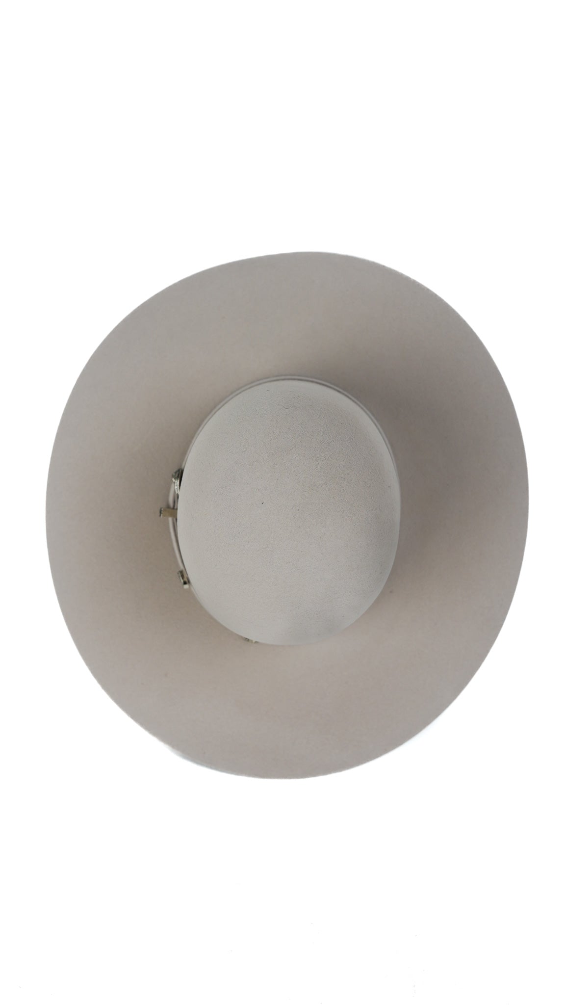 Rock'em 4X Silver Open Crown Felt Cowboy Hat