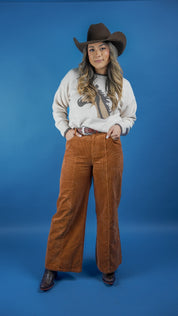 Sienna Corduroy Wide-Leg Trouser