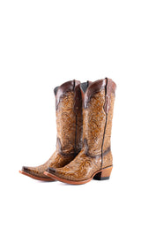 652 Mila Flor De Luz Snip Toe Cowgirl Boot