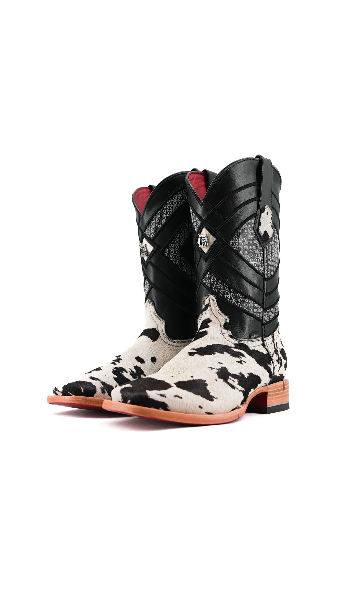 Prescott Cowhide Square Toe Cowboy Boot Size 9 Box RMF43