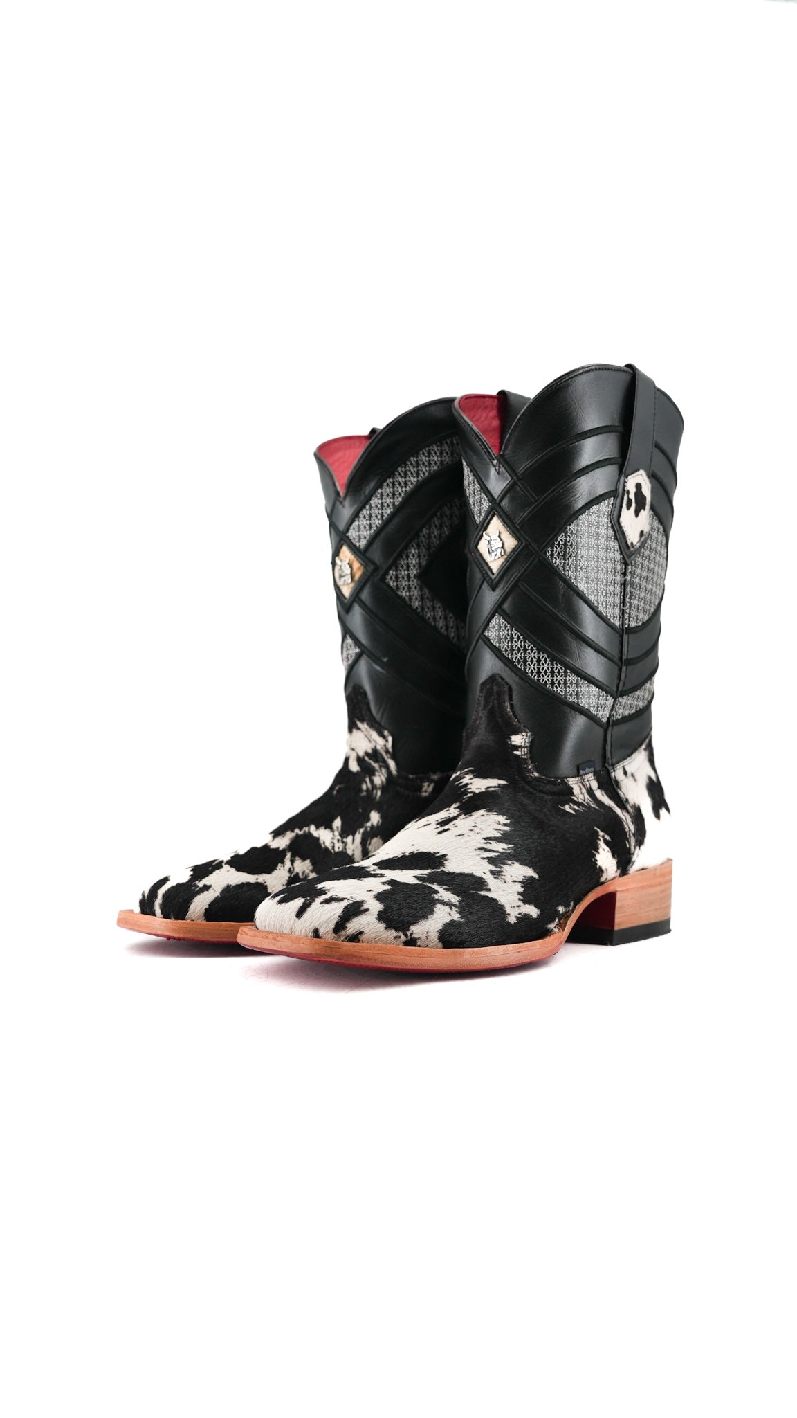 Prescott Cowhide Square Toe Cowboy Boot Size 11 Box RMF51