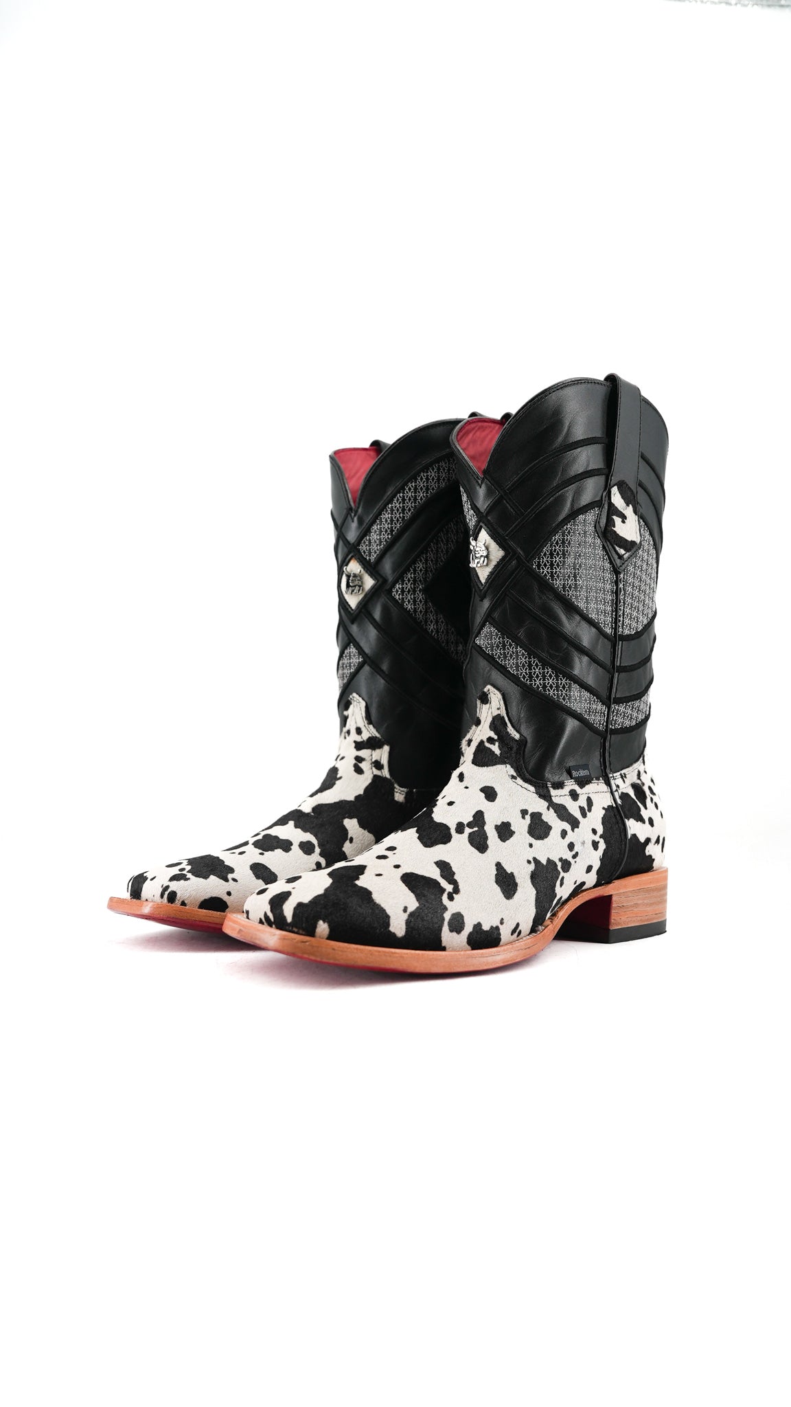 Prescott Cowhide Square Toe Cowboy Boot Size 11 Box RMF52