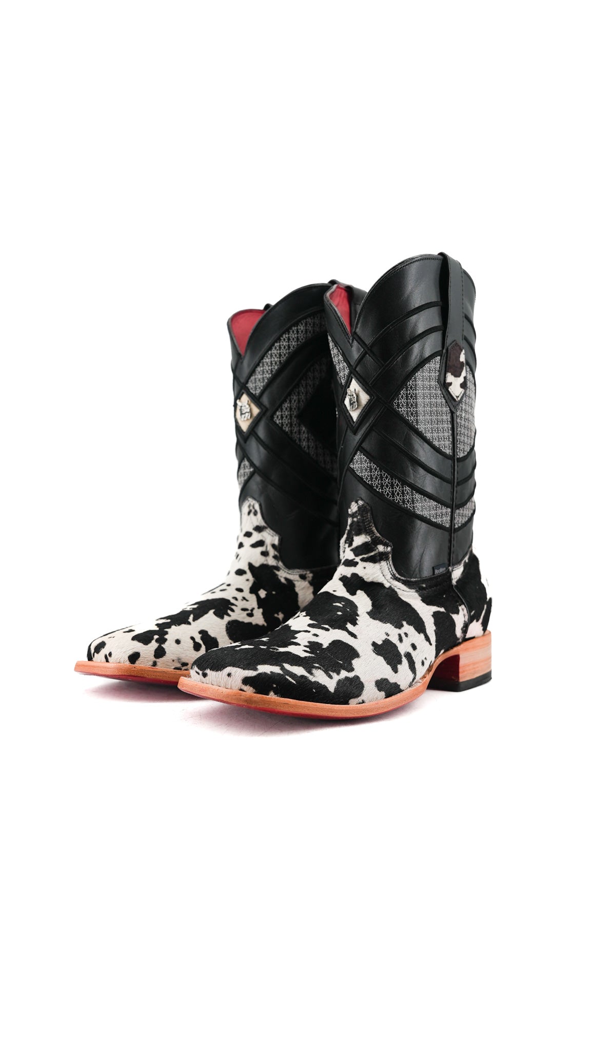 Prescott Cowhide Square Toe Cowboy Boot Size 12 Box RMF54