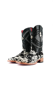 Prescott Cowhide Square Toe Cowboy Boot Size 13 Box RMF55