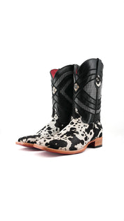 Prescott Cowhide Square Toe Cowboy Boot Size 14 Box RMF56