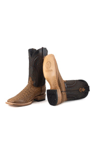 Walter Caiman Exotic Square Toe Cowboy Boot
