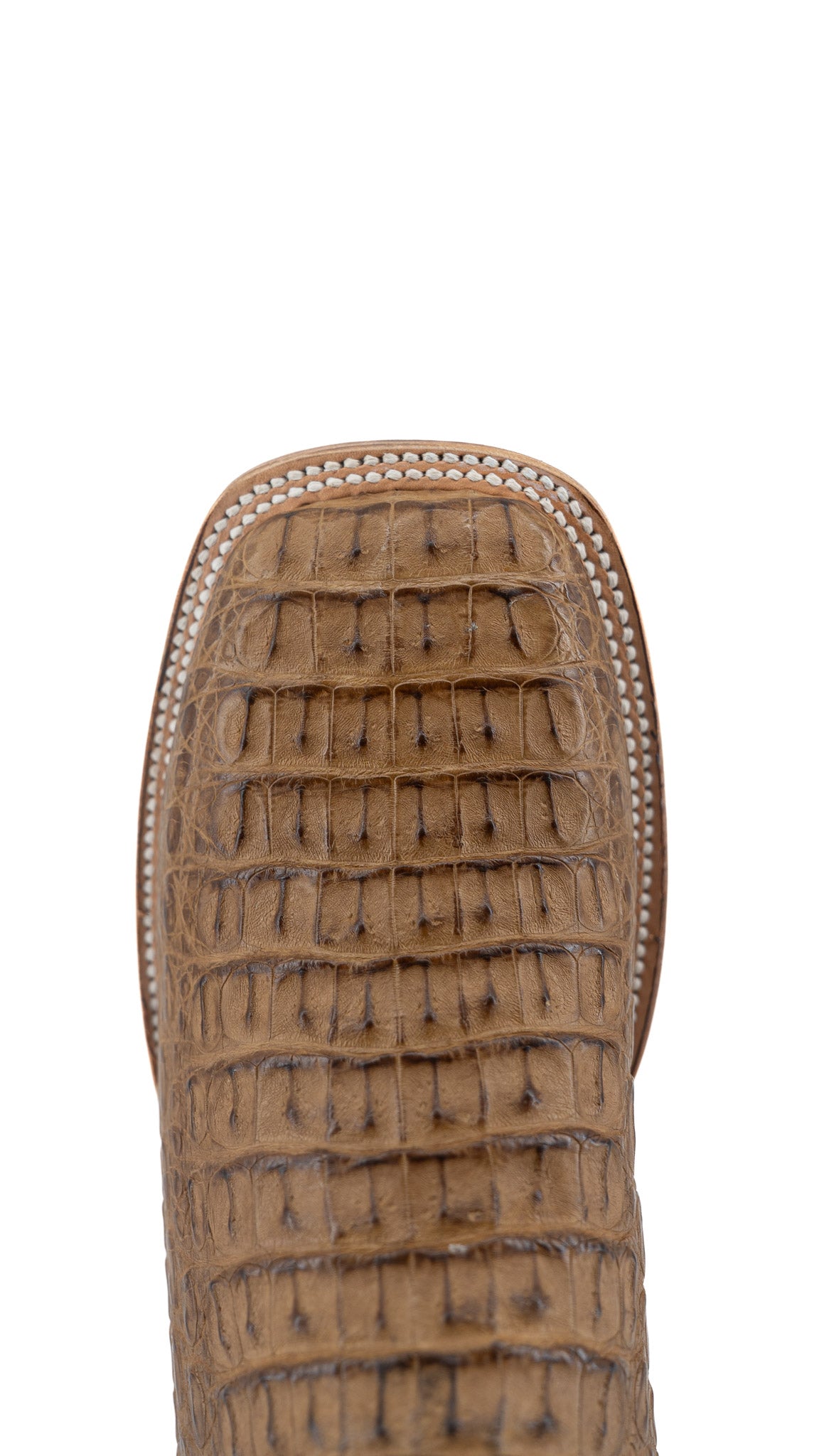 Walter Caiman Exotic Square Toe Cowboy Boot