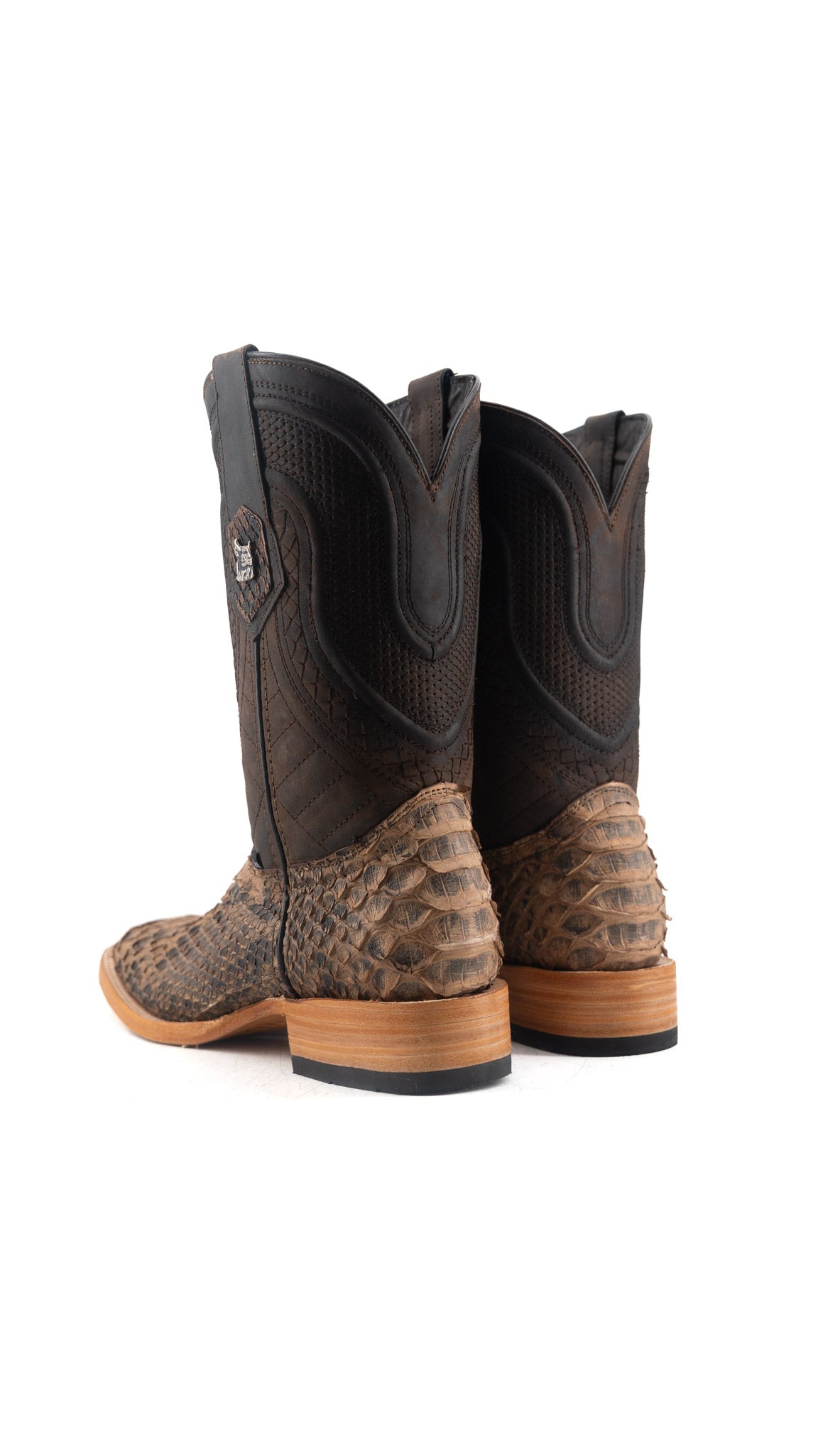 Lambeth Python Exotic Square Toe Cowboy Boot