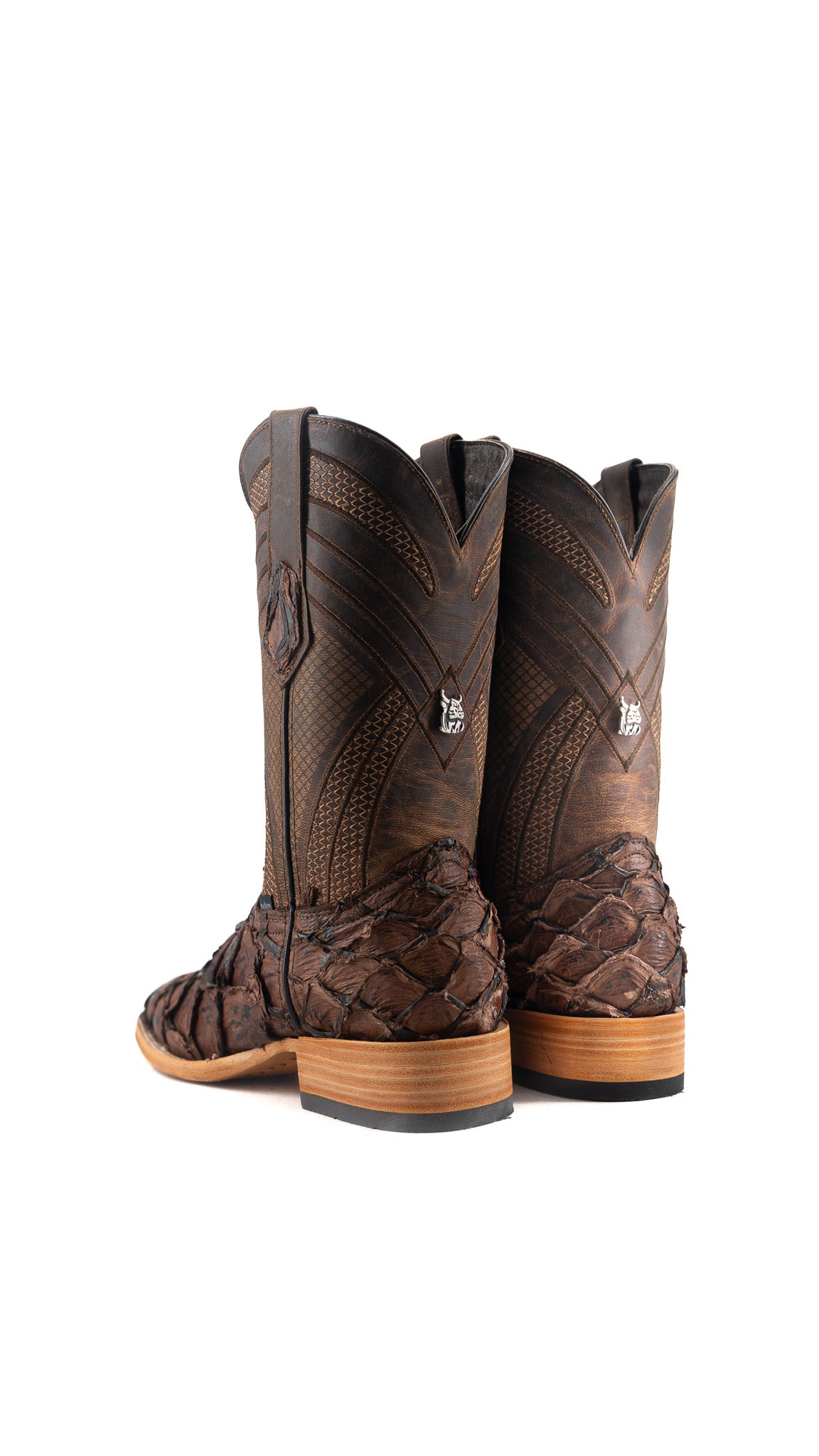 Monroe Pirarucu Exotic Square Toe Cowboy Boot