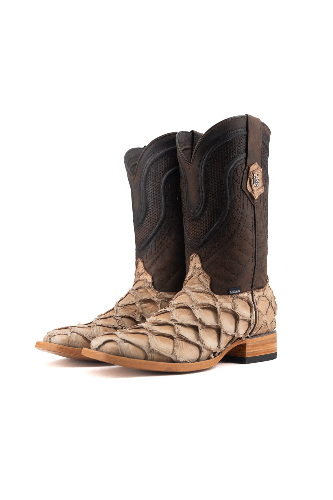 Lambeth Pirarucu Exotic Square Toe Cowboy Boot