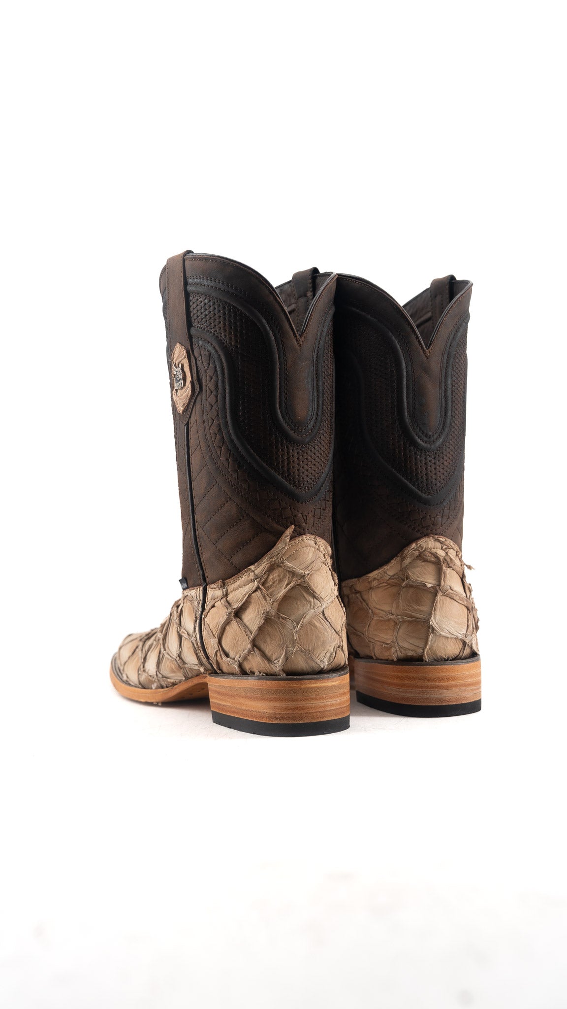 Lambeth Pirarucu Exotic Square Toe Cowboy Boot