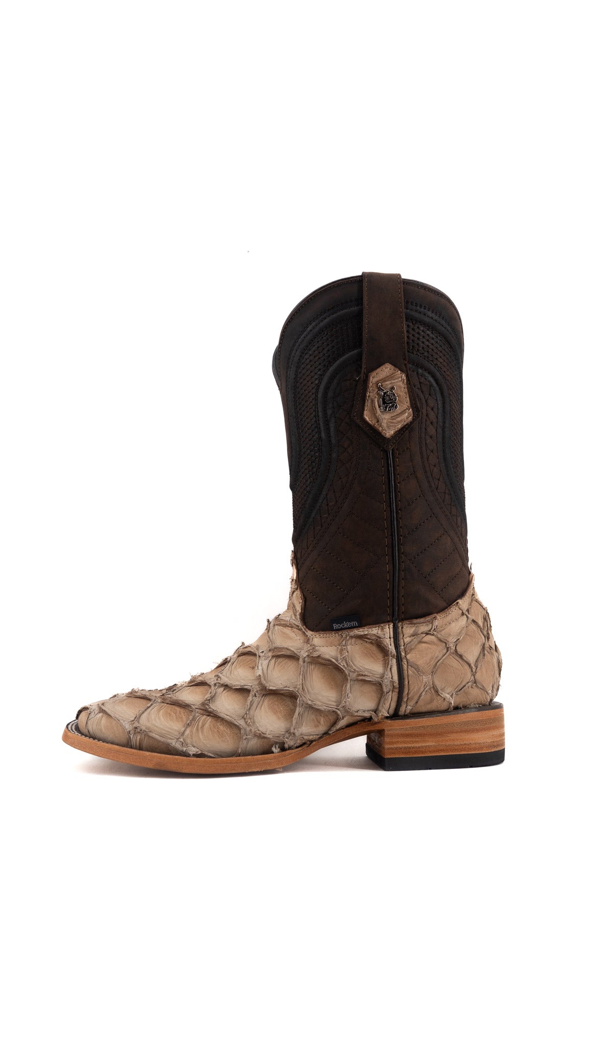 Lambeth Pirarucu Exotic Square Toe Cowboy Boot