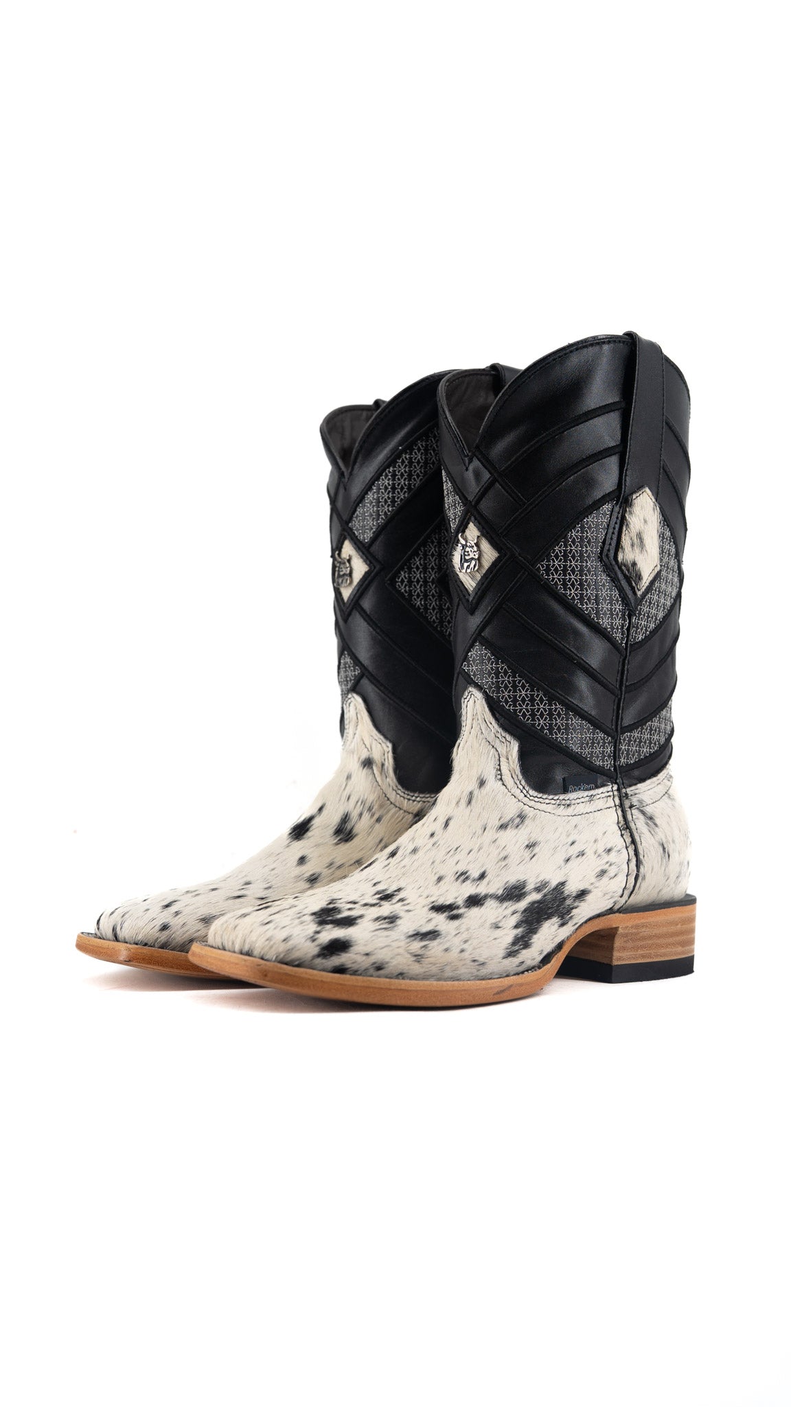 Prescott Cowhide Square Toe Cowboy Boot Size 6 Box QM1 FINAL SALE