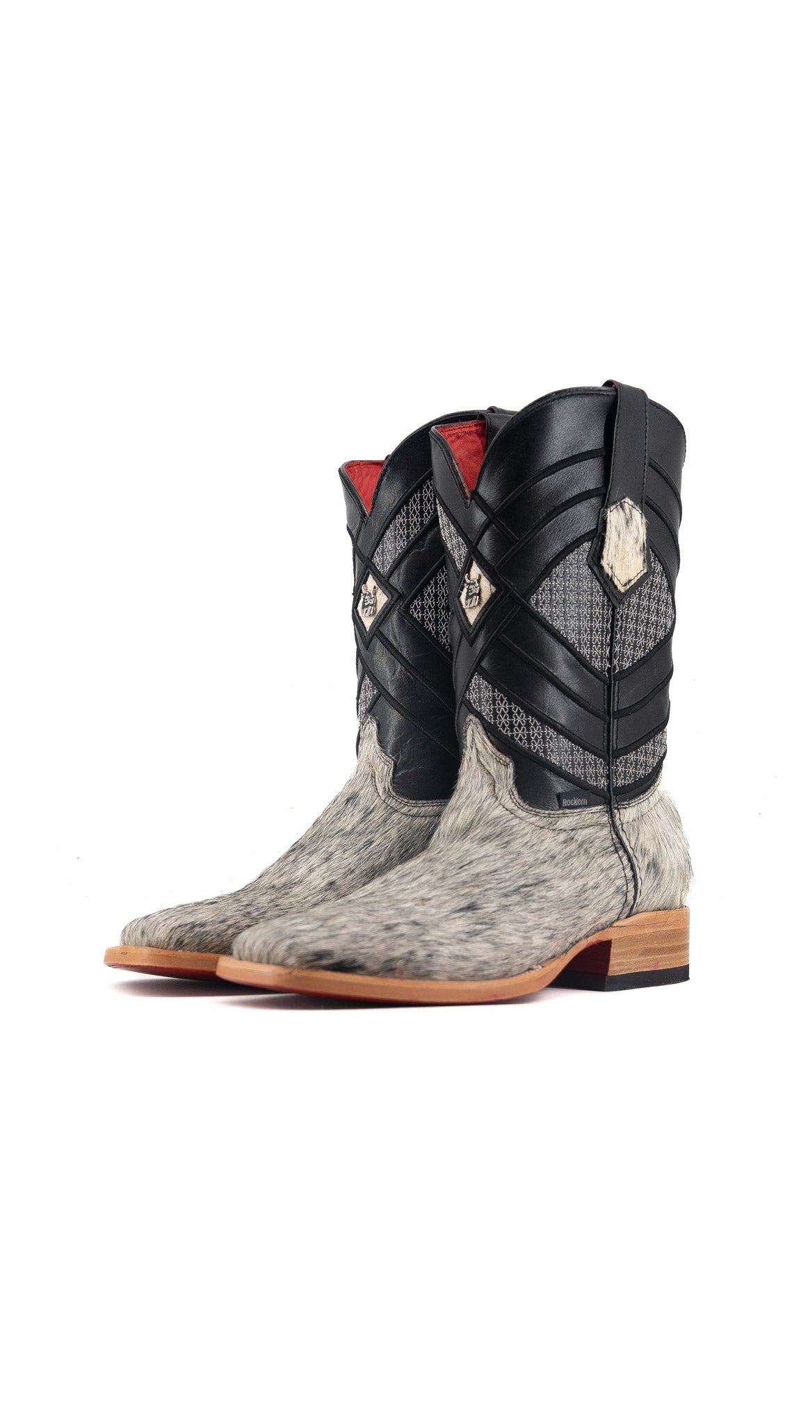 Prescott Cowhide Square Toe Cowboy Boot Size 6 Box QM2 FINAL SALE