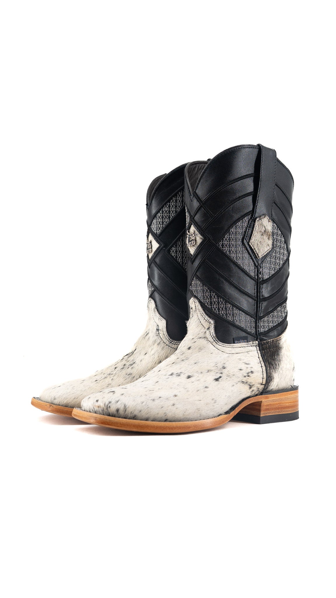 Prescott Cowhide Square Toe Cowboy Boot Size 6 Box QM4 FINAL SALE