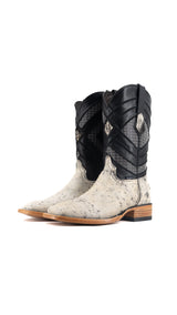 Prescott Cowhide Square Toe Cowboy Boot Size 6 Box QM5 FINAL SALE