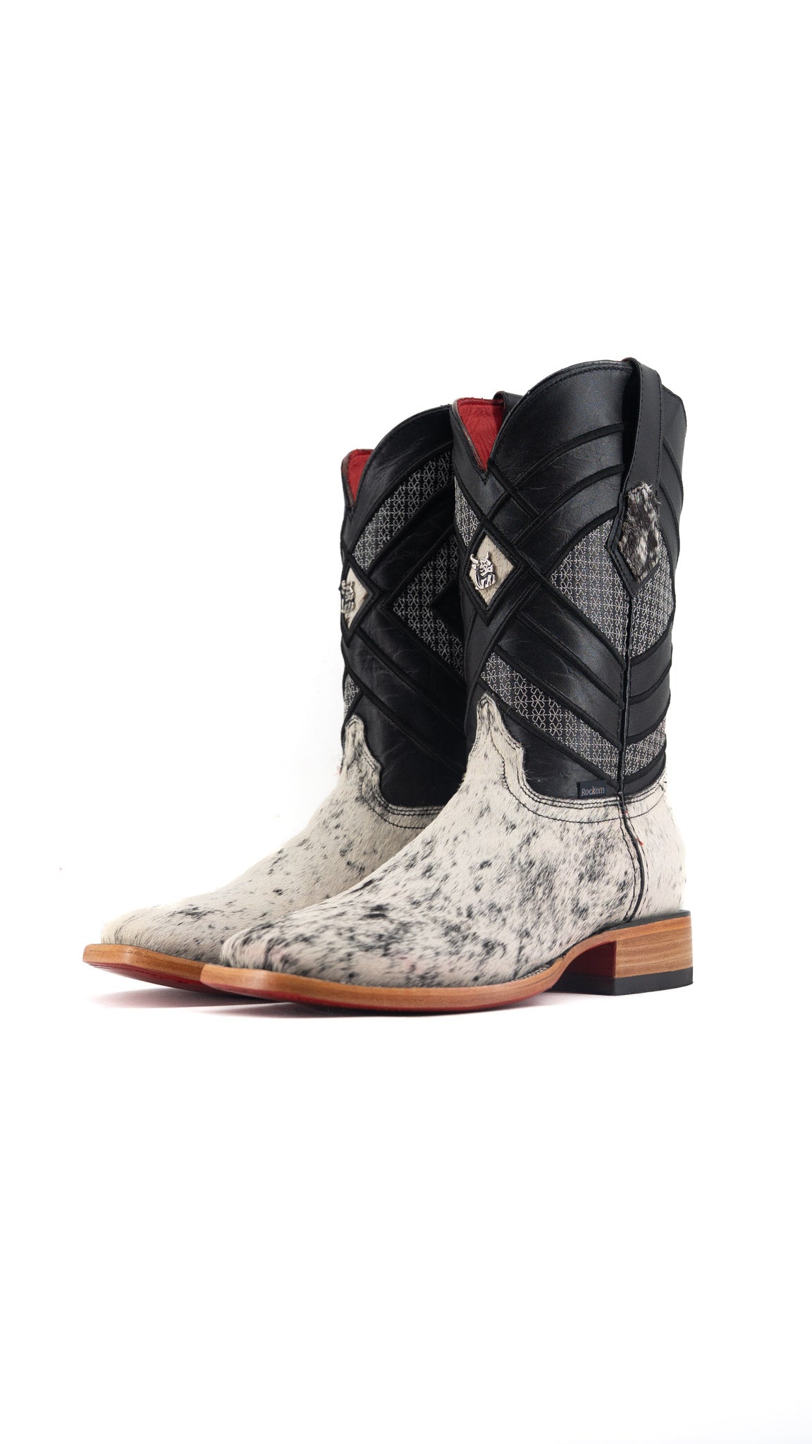 Prescott Cowhide Square Toe Cowboy Boot Size 6.5 Box QM6 FINAL SALE
