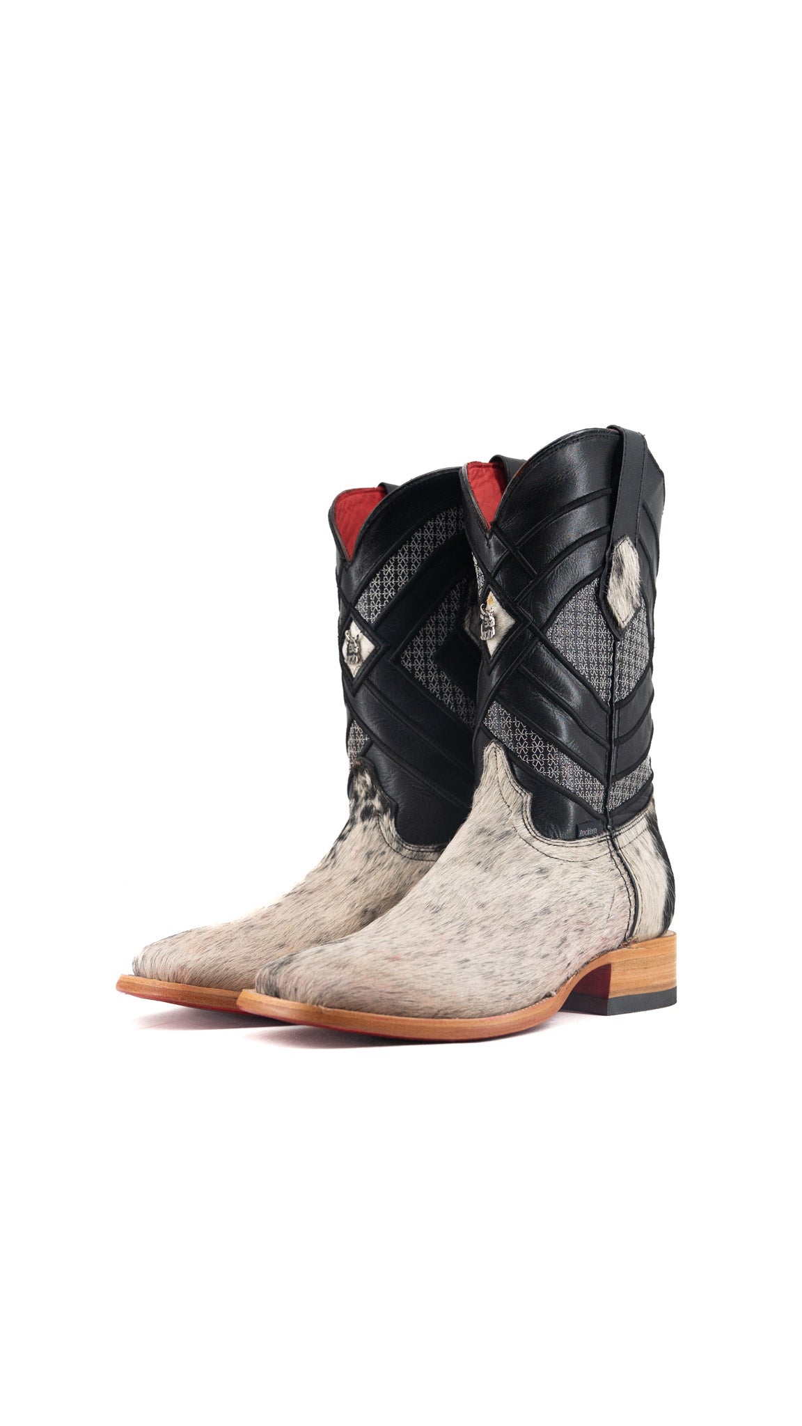 Prescott Cowhide Square Toe Cowboy Boot Size 6.5 Box QM8 FINAL SALE