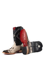 Prescott Cowhide Square Toe Cowboy Boot Size 7 Box QM9 FINAL SALE