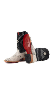 Prescott Cowhide Square Toe Cowboy Boot Size 7.5 Box QM19 FINAL SALE