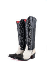 Bianca Tall Red Bottom Cowhide Snip Toe Cowgirl Boot Size 6 Box CW4