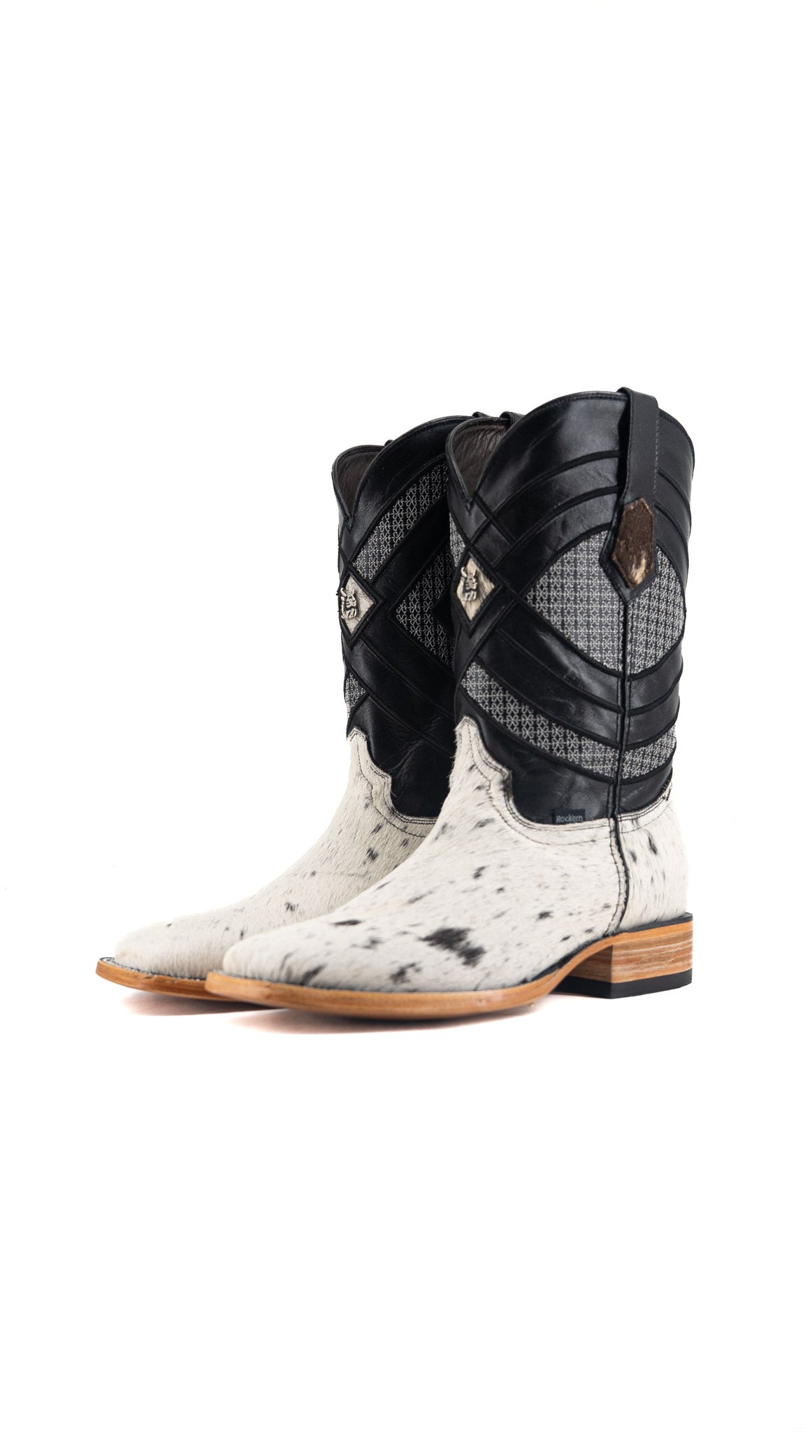 Prescott Cowhide Square Toe Cowboy Boot Size 9.5 Box QM35 FINAL SALE