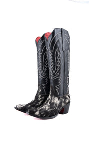 Bianca Tall Red Bottom Cowhide Snip Toe Cowgirl Boot Size 8 Box CW13