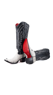 Bianca Tall Red Bottom Cowhide Snip Toe Cowgirl Boot Size 8 Box CW15