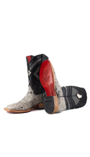 Prescott Cowhide Square Toe Cowboy Boot Size 9.5 Box QM39 FINAL SALE