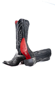 Bianca Tall Red Bottom Cowhide Snip Toe Cowgirl Boot Size 9 Box CW19