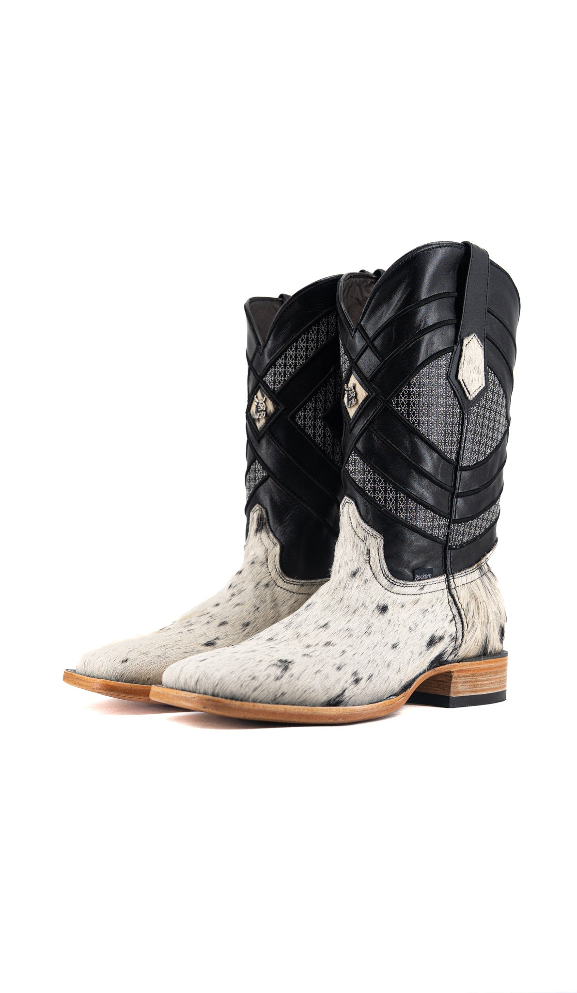 Prescott Cowhide Square Toe Cowboy Boot Size 10.5 Box QM43 FINAL SALE