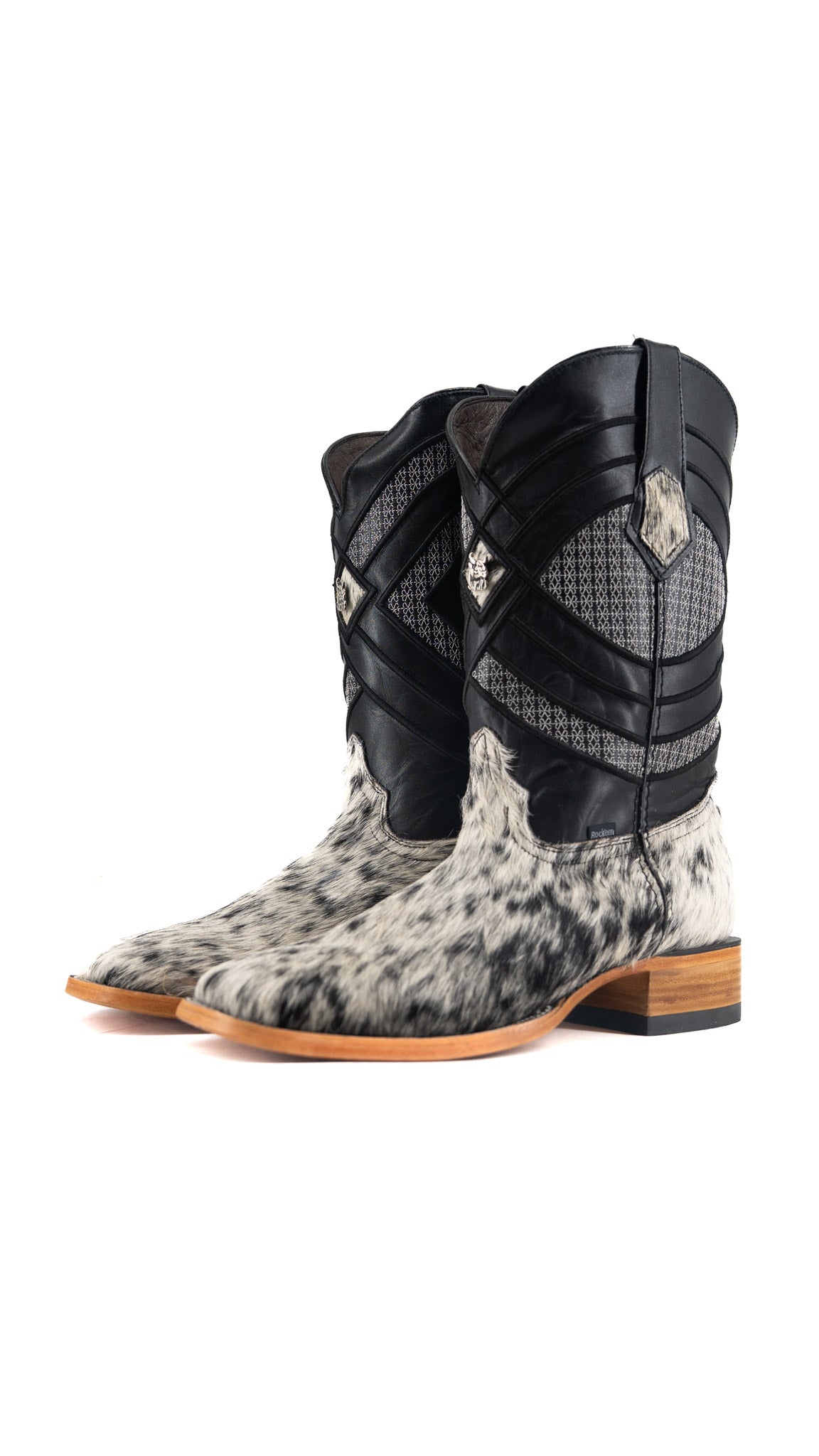 Prescott Cowhide Square Toe Cowboy Boot Size 11 Box QM46 FINAL SALE