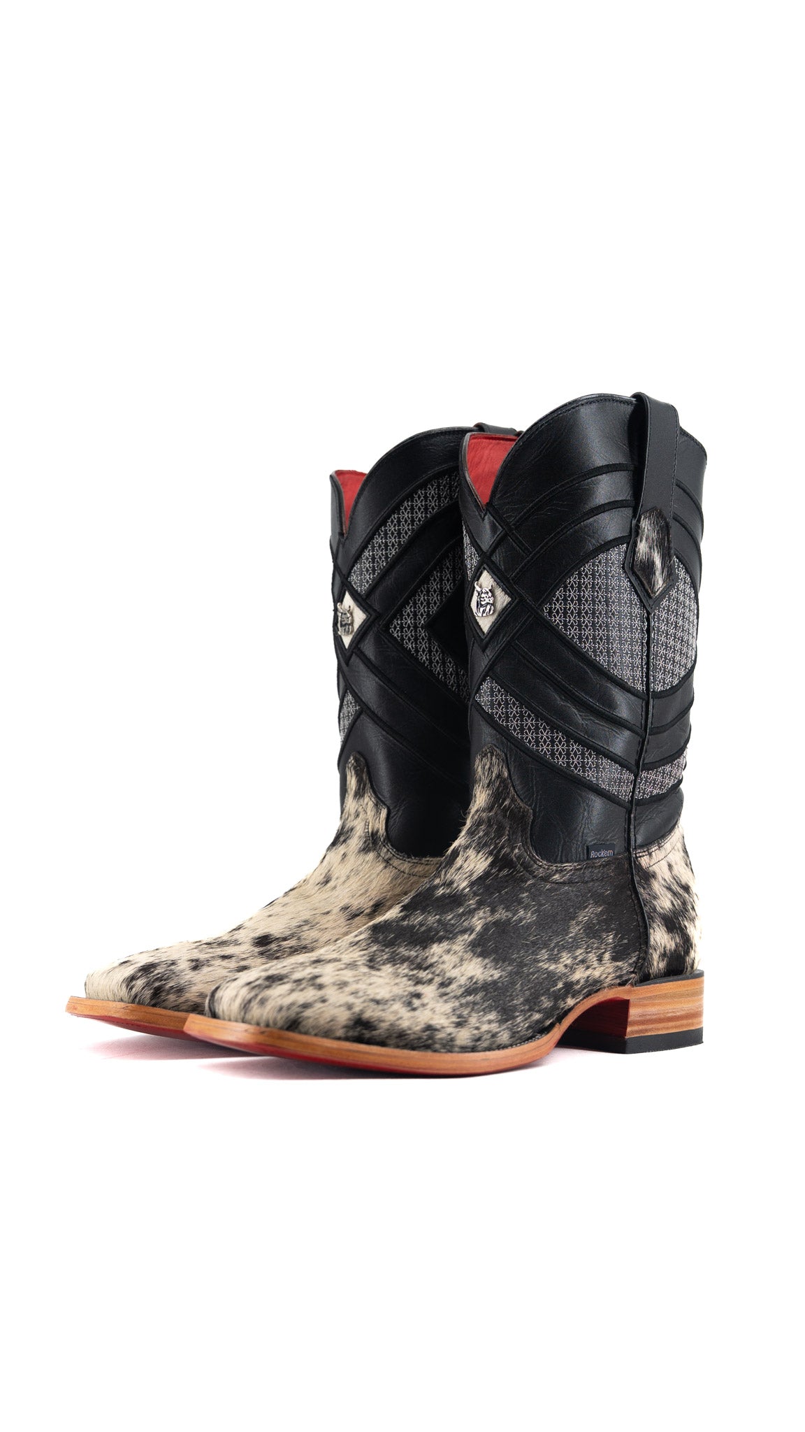 Prescott Cowhide Square Toe Cowboy Boot Size 11 Box QM49 FINAL SALE